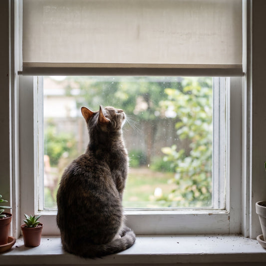 Your Pet's Best Day Home Alone: Sunbeams, Quiet Nights, and Smart Shades