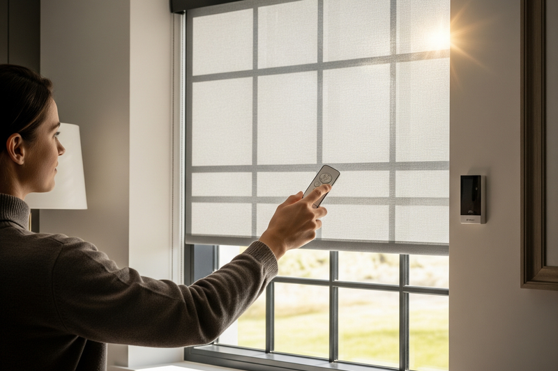 How to Adjust Motorised Blinds